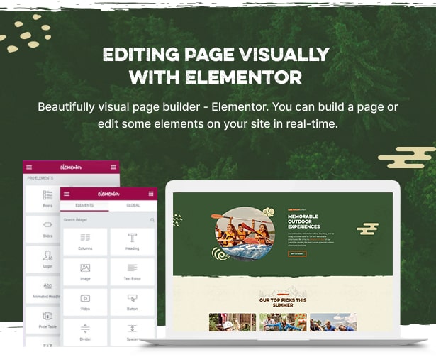 Activland - Outdoor Activities WordPress Theme - Elementor Page Builder