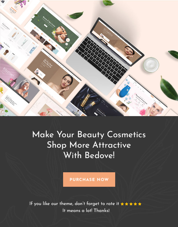 Bedove - Beauty & Cosmetics Shop WordPress Theme