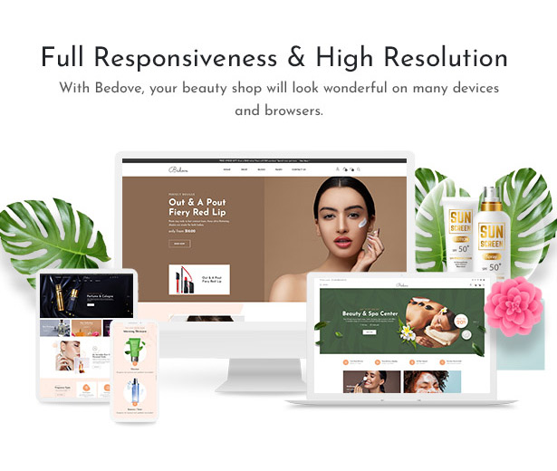 Bedove - Beauty & Cosmetics Shop WordPress Theme