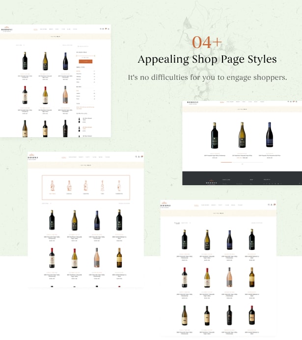 Bodoni - Wine Shop & Vineyard WordPress Theme 