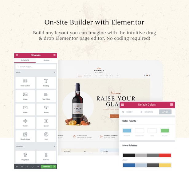 Bodoni - Wine Shop & Vineyard WordPress Theme 