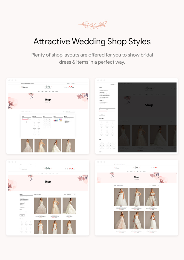 Bridey - Bridal Store WooCommerce WordPress Theme