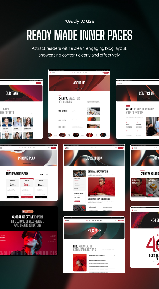 Cranez – Creative Portfolio & Digital Agency WordPress Theme