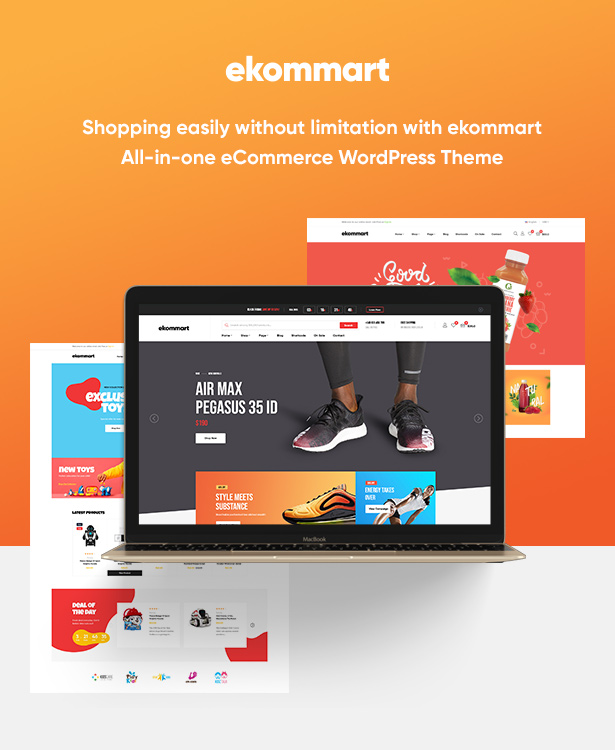ekommart - multipurpose woocommerce wordpress theme