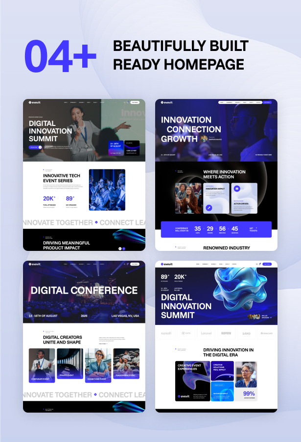 Evevit – Conference & Event WordPress Theme
