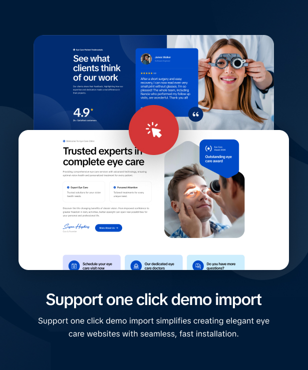 Eyecazi - Optometrist & Eye Care WordPress Theme
