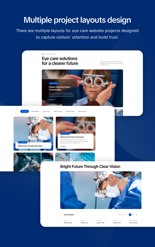 Eyecazi - Optometrist & Eye Care WordPress Theme