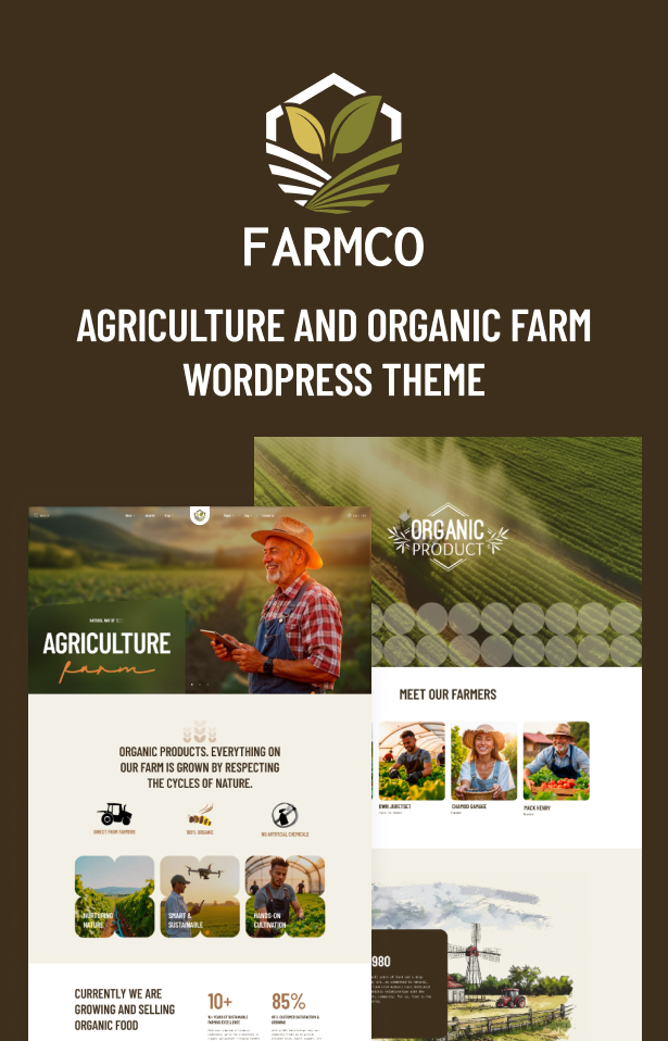 Farmco – Agriculture & Organic Farm WordPress Theme