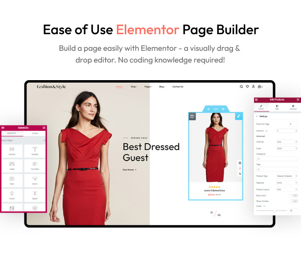 Fashion WooCommerce WordPress Theme - Fashion Theme Elementor
