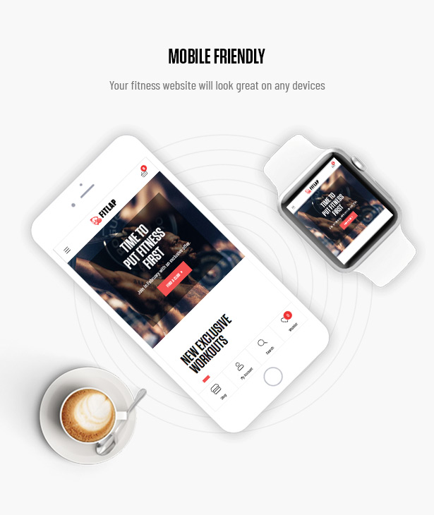Fitlap - Responsive Gym & Fitness Club WordPress Theme - Mobile Optimized