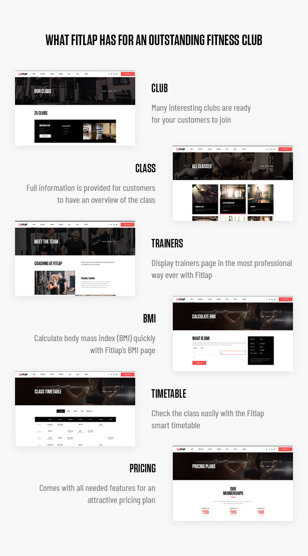 Fitlap - Gym & Fitness Club WordPress Theme