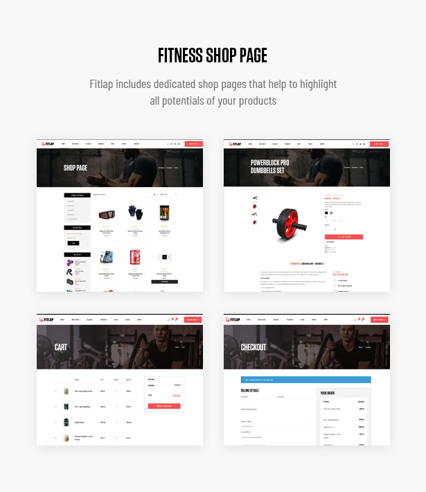 Fitlap - Gym & Fitness Club WordPress Theme