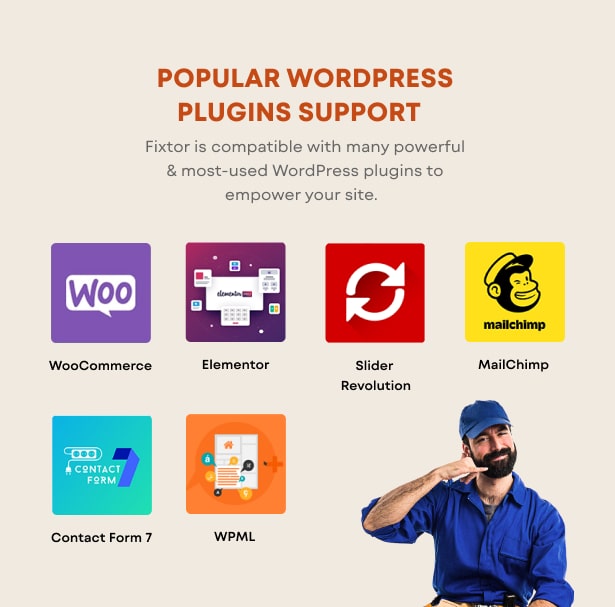 home repair WordPress theme plugins