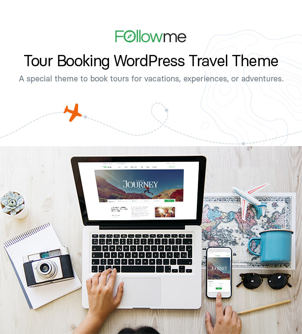 Followme - Tour Booking WordPress Theme