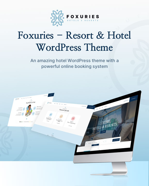 Foxuries - Resort & Hotel WordPress Theme