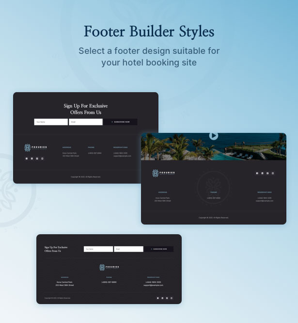 Foxuries - Resort & Hotel WordPress Theme