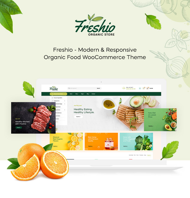 Freshio - Organic Food Store WordPress Theme