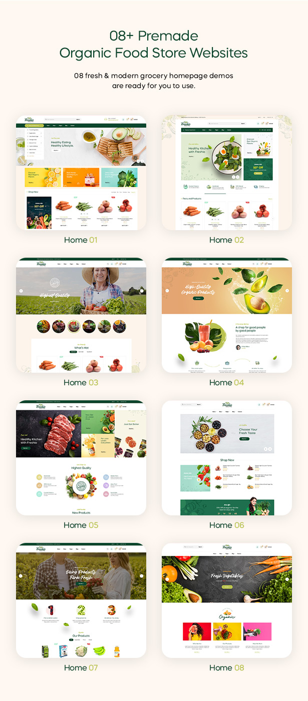 Freshio - Organic & Food Store WordPress Theme