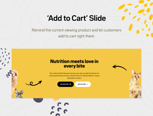 Gopet - Pet Food WooCommerce WordPress Theme - ‘Add to Cart’ Slide
