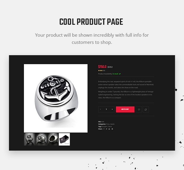 Lex Rider is a fully responsive Biker & Motorcycle WordPress Theme