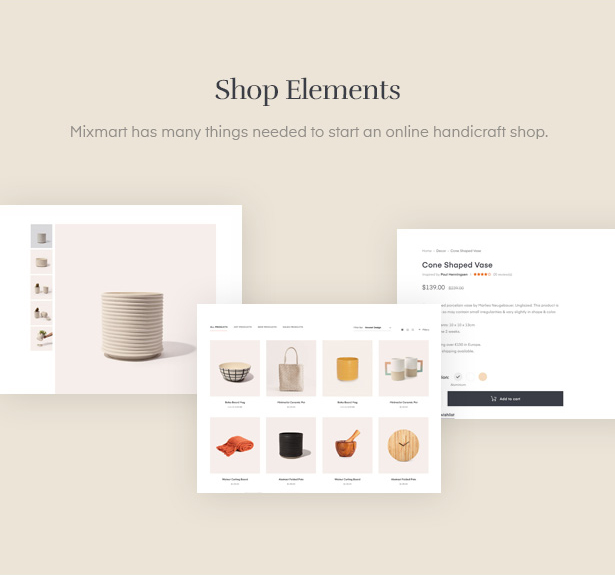 Mixmart - Handmade Shop WordPress WooCommerce Theme