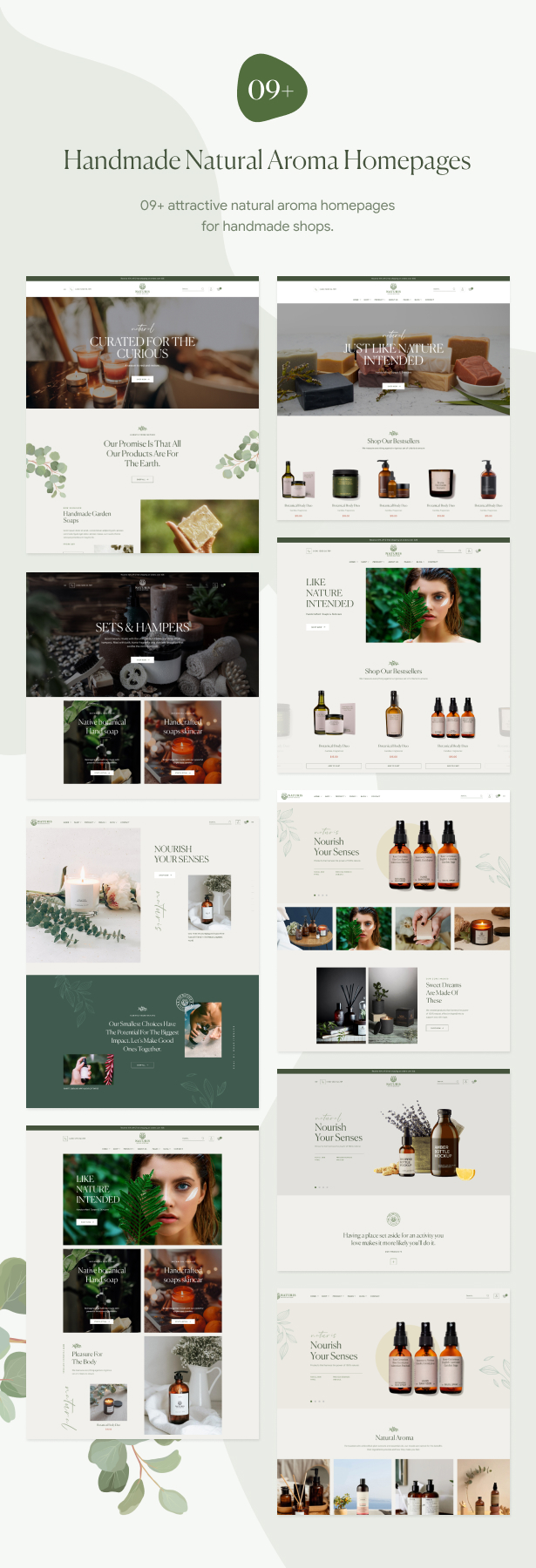Naturis - Handmade WooCommerce WordPress Theme - Handmade Natural Aroma Homepages