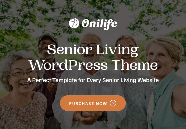 Onilife - Best Senior Living WordPress Theme