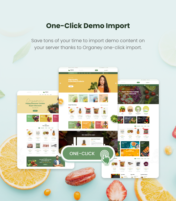 Organey - Organic Food WooCommerce WordPress Theme