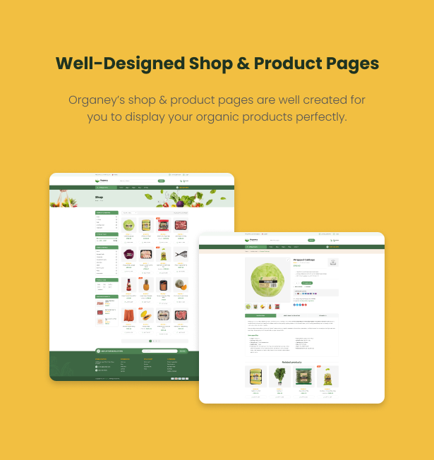 Organey - Organic Food WooCommerce WordPress Theme