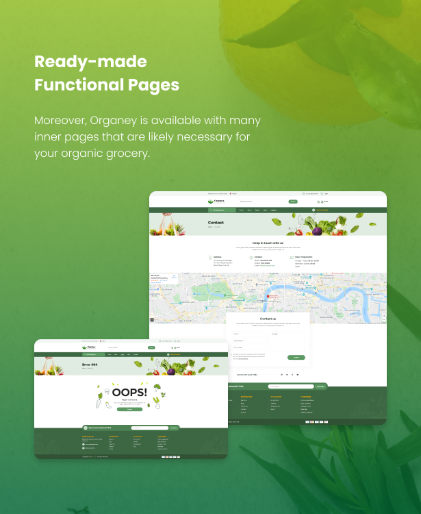 Organey - Organic Food WooCommerce WordPress Theme