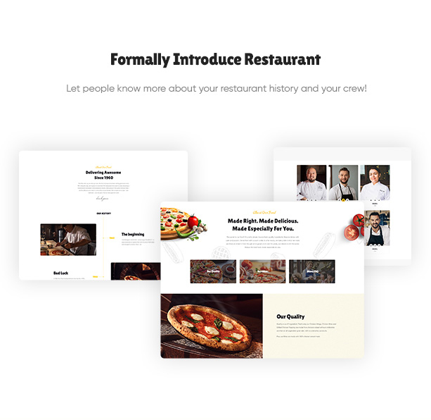 Poco - Tema WordPress para restaurante de fast food - Introdução adequada ao restaurante