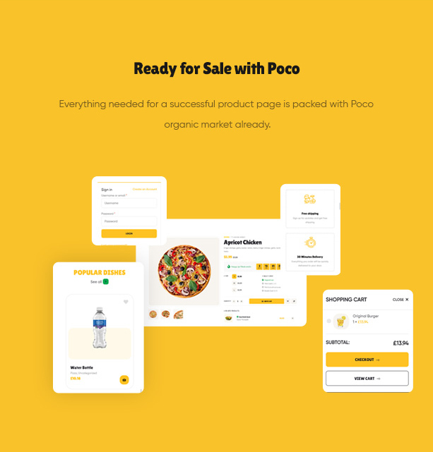 Poco - tema wordpress woocommerce para loja de alimentos - WooCommerce Shop Ready