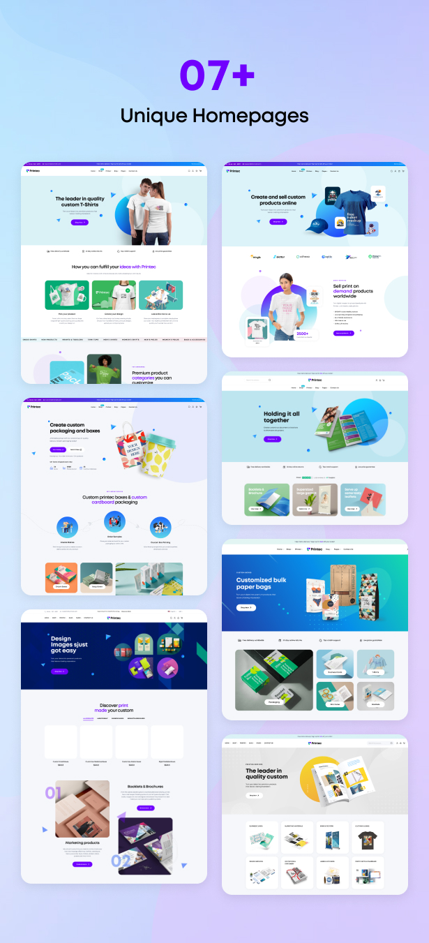 Printec – Printing Company WooCommerce WordPress Theme