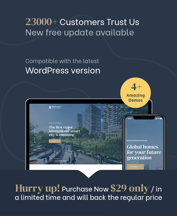 Rehomes - Real Estate Group WordPress Theme