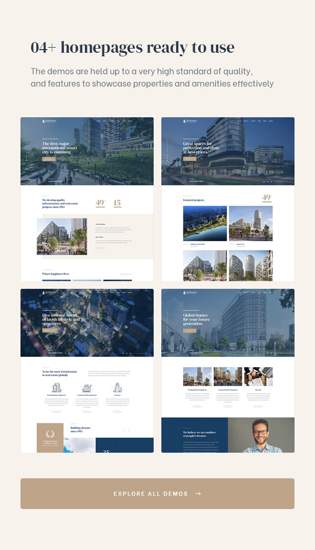 Rehomes - Real Estate Group WordPress Theme - rich-featured real estate homepages