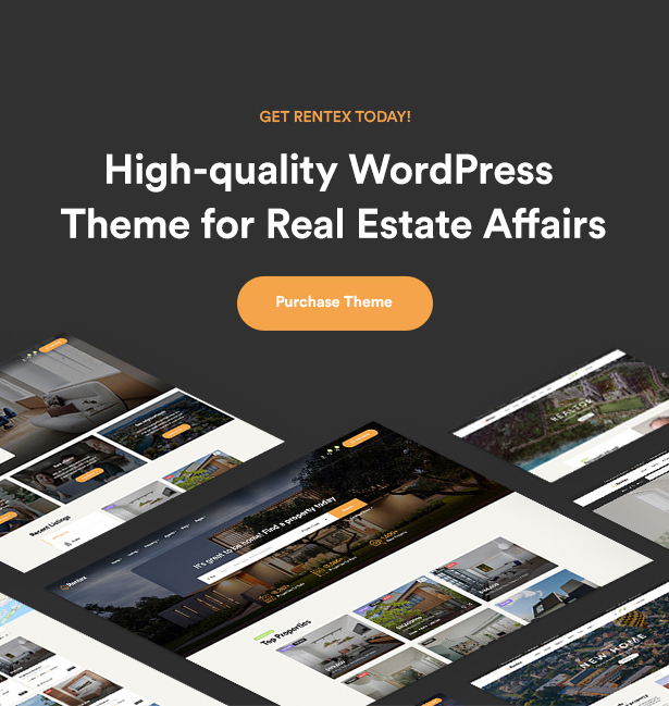 Rentex - Real Estate WordPress Theme