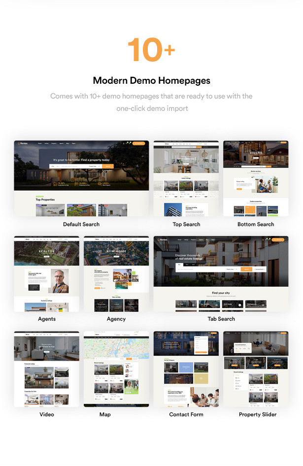 Rentex - Real Estate WordPress Theme