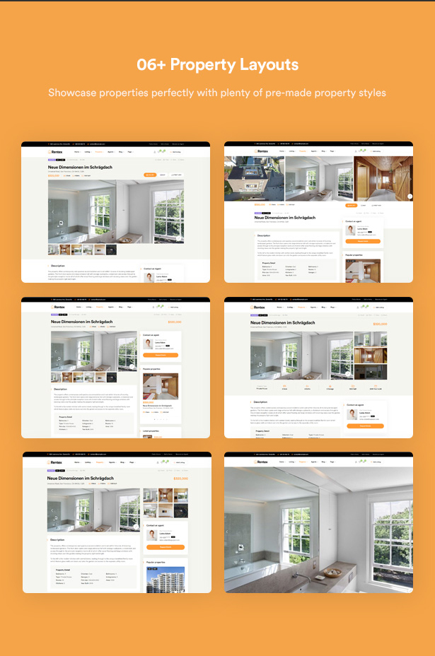 Rentex - Real Estate WordPress Theme