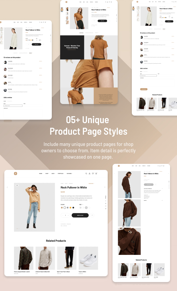 Reviens -  Fashion WooCommerce WordPress Theme