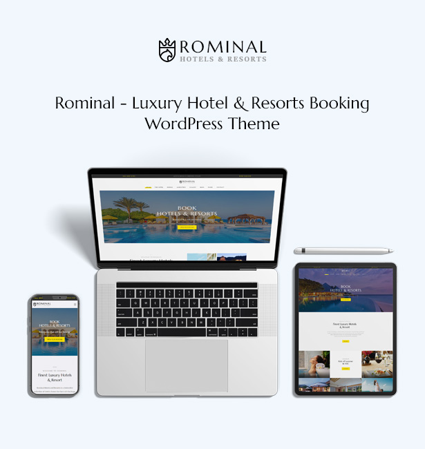 Rominal - best Hotel Booking WordPress Theme