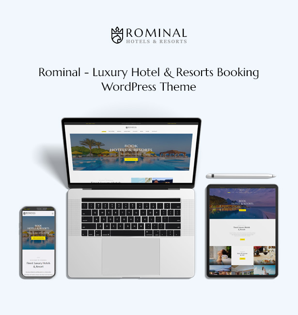 Rominal - Hotel Booking WordPress Theme