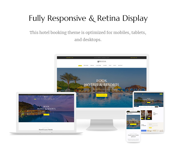 Rominal - Hotel Booking WordPress Theme