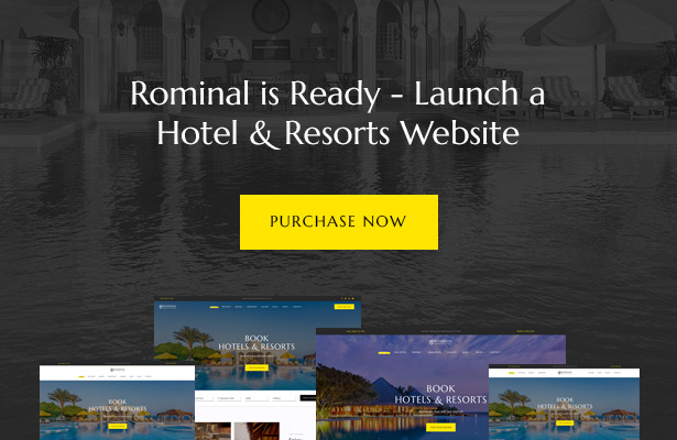 Rominal - Hotel Booking WordPress Theme