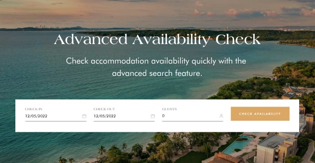 seasona - hotel resort booking wordpress theme - room availability checking