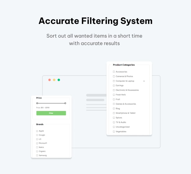 Shopio Multipurpose WordPress Theme Filtering System