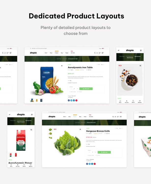 Shopio - Product Layouts Multipurpose WordPress Theme