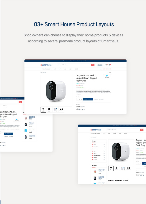 Smarthaus - Smarthome Products WooCommerce Theme