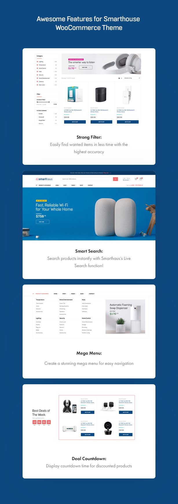 Smarthaus - Smarthome Products WooCommerce Theme