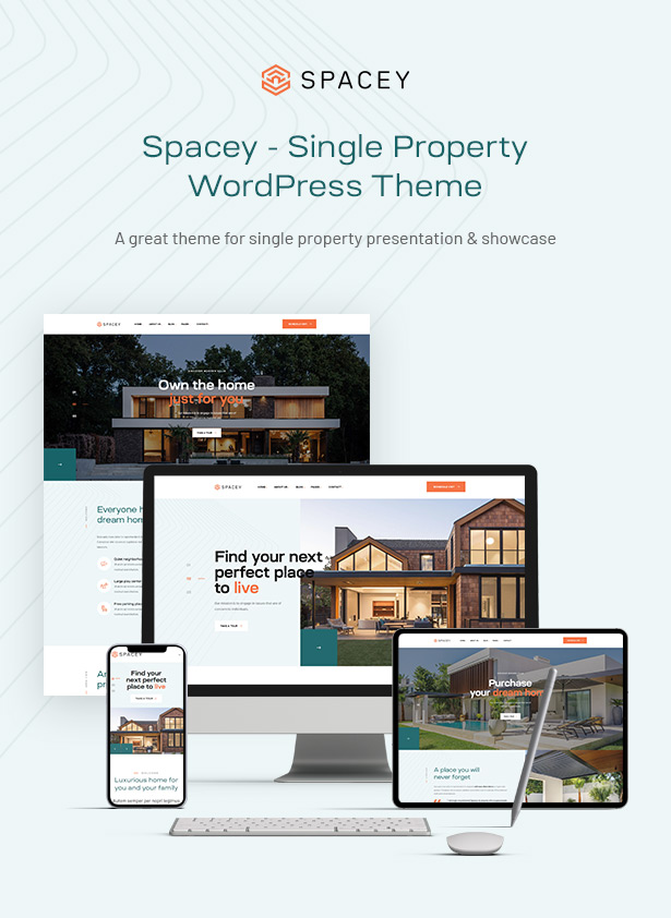 Spacey - Single Property WordPress Theme