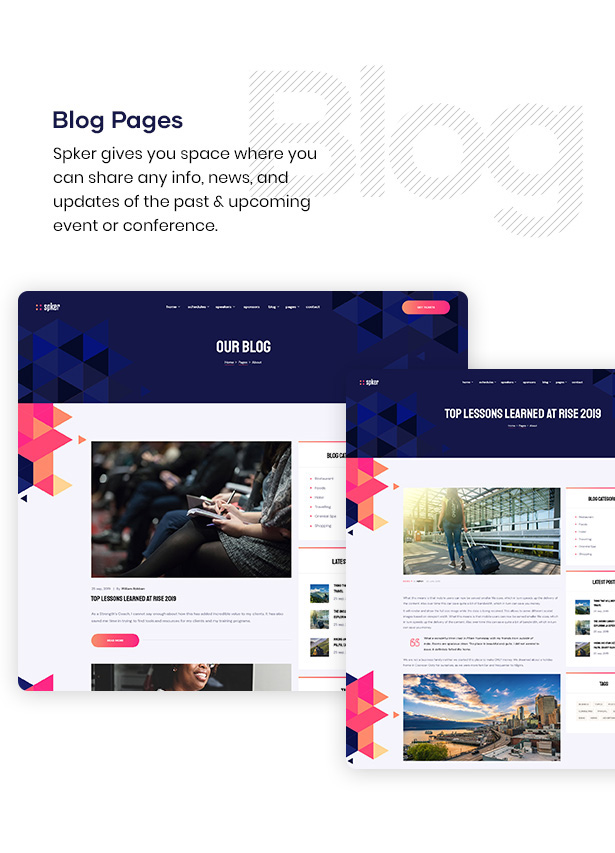 Spker - Conference & Event WordPress Theme